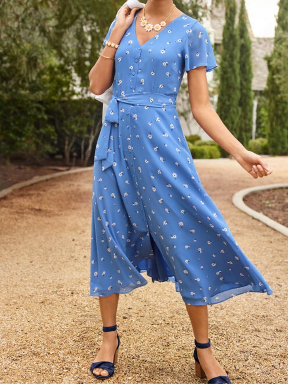 Talbots Petite floral dress